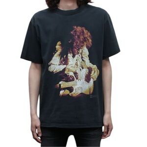 Vintage 2002 Jimi Hendrix "Music is my Religion"  Graphic Tee Shirt (M)